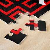 Jaar van de Draak 2024 Chinese dierenriem Legpuzzel (Zijkant)