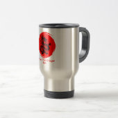 Jaar van de Draak 2024 in Rode Maan Reisbeker (Voorkant rechts)