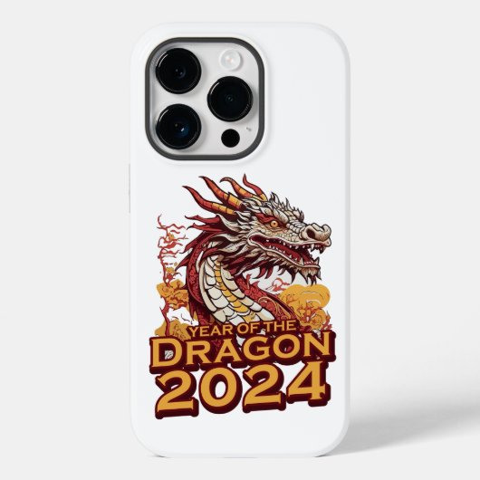 Jaar van de draak 2024 iPhone 14 hoesjes, Dragon Case-Mate iPhone Case (Achterkant)