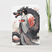 Jaar van de draak 2024 kaart (Voorkant)