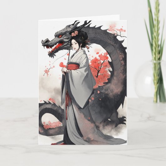 Jaar van de draak 2024 kaart (Voorkant)