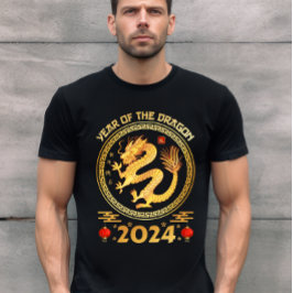 Jaar van de draak 2024- Maanjaar 2024 T-Shi T-shirt