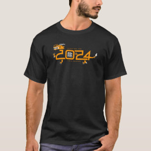 Jaar van de Draak 2024 Modern Minimalistisch T-shirt