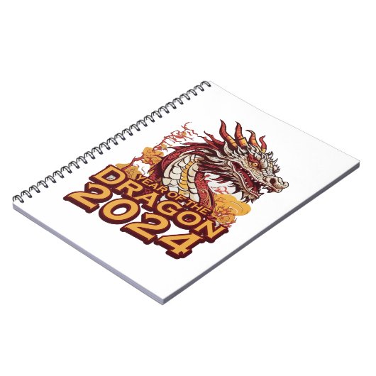 Jaar van de draak 2024 notitieboek (Linkerzijde)