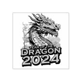 Jaar van de draak 2024 rubberstempel (Afrduk)
