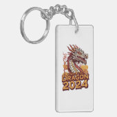 Jaar van de draak 2024 sleutelhanger (Voorkant Links)