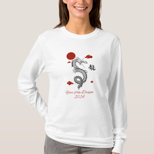 Jaar van de Draak 2024 T-shirt (Voorkant)