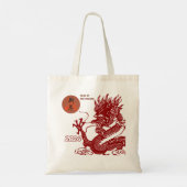 Jaar van de draak 2024 tote bag (Achterkant)
