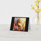 Jaar van de Draak 5 Kaart (Gele Bloem)