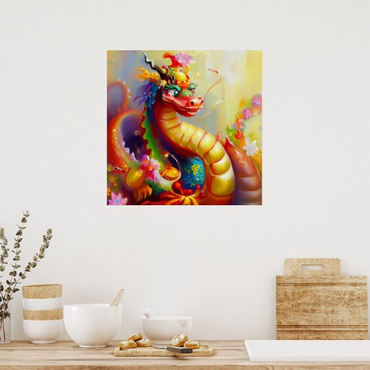 Jaar van de Draak 5 Poster (Keuken)