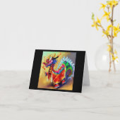 Jaar van de Draak 7 Kaart (Gele Bloem)