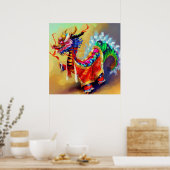 Jaar van de Draak 7 Poster (Keuken)