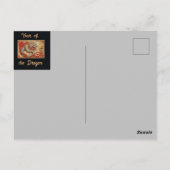 Jaar van de Draak Ansichtkaart Briefkaart (Achterkant)