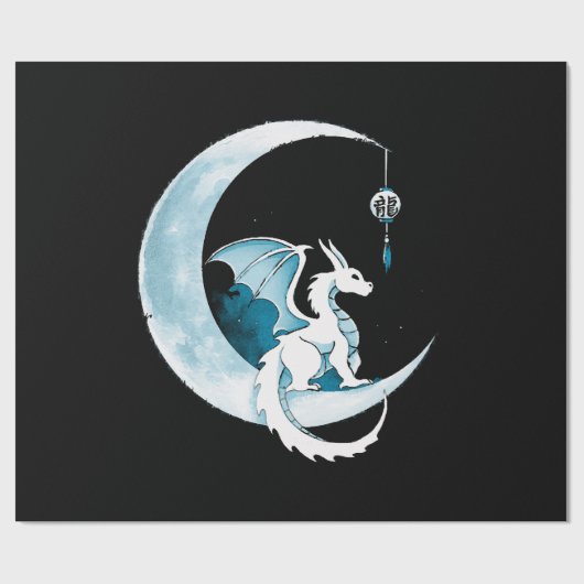 Jaar van de Draak Cadeaupapier (Vlak)