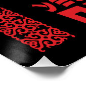 Jaar van de Draak - Chinees Nieuwjaar 2024 Perfect Poster (Hoek)