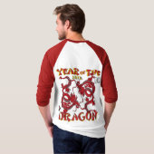 Jaar van de Draak - Chinese draak T-shirt (Achterkant volledig)