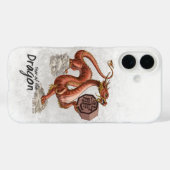 Jaar van de draak Chinese Zodiac Art Hoesje-Mate S Case-Mate iPhone Case (Achterkant (horizontaal))