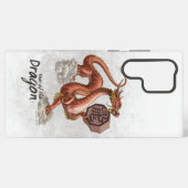 Jaar van de Draak Chinese Zodiac Art Samsung Galaxy Hoesje (Achterkant horizontaal)