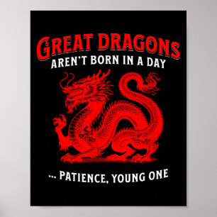 Jaar Van De Draak - Chinese Zodiak Inspiratie Poster