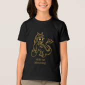 Jaar van de Draak Chinese Zodiak Tri-Blend Shirt (Voorkant)