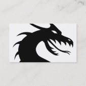 Jaar van de draak - Drakenhoofd Visitekaartje (Achterkant)