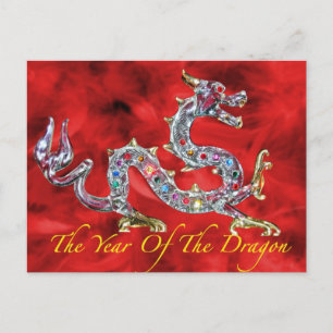 Jaar van de Draak Feestdagenkaart
