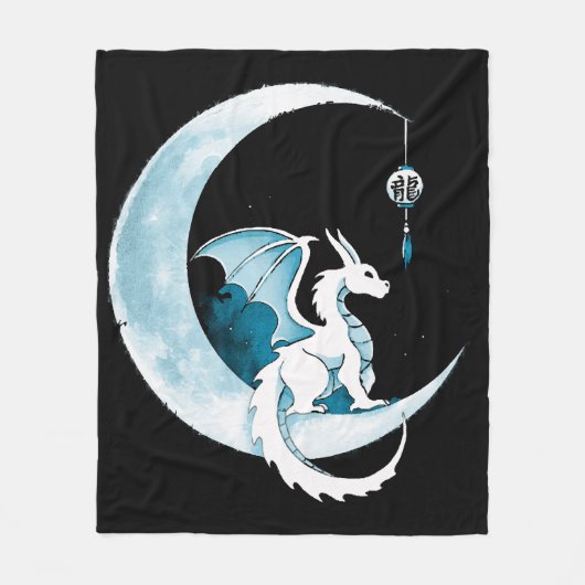 Jaar Van De Draak Fleece Deken (Voorkant)
