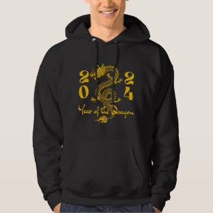 Jaar van de Draak Goud Hoodie