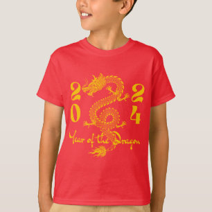 Jaar van de Draak Goud T-shirt