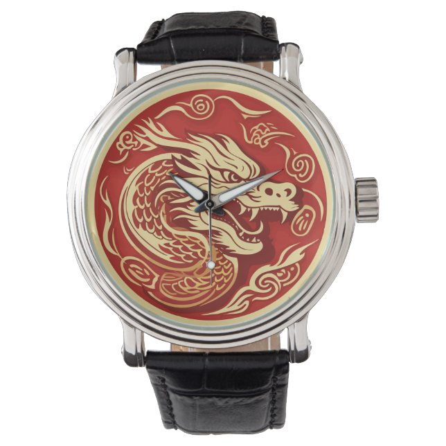 Jaar van de draak horloge (Voorkant)
