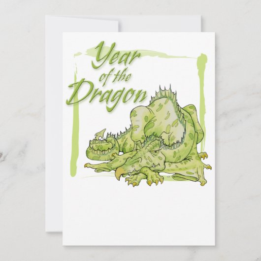 Jaar van de Draak Kaart (Voorkant)