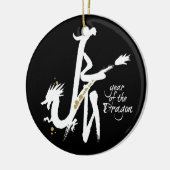 Jaar van de Draak Keramisch Ornament (Links)