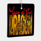 Jaar van de Draak Keramisch Ornament (Rechts)