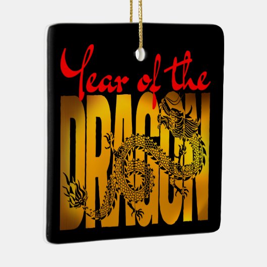 Jaar van de Draak Keramisch Ornament (Rechts)