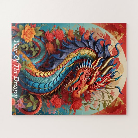 Jaar van de Draak Legpuzzel (Horizontaal)