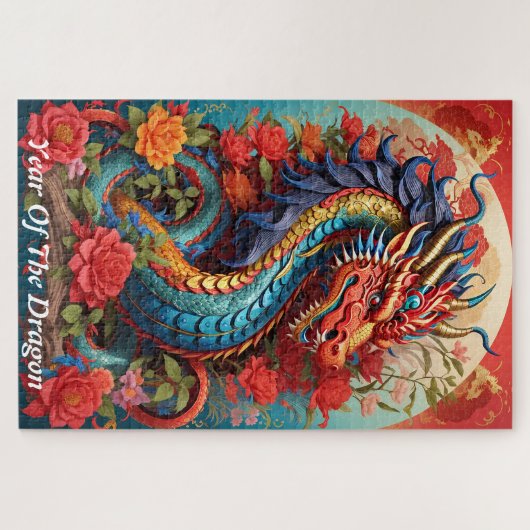 Jaar van de Draak Legpuzzel (Horizontaal)