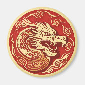 Jaar van de draak magneet (Voorkant)