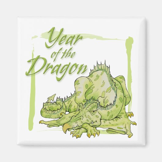 Jaar van de Draak Magneet (Voorkant)