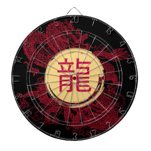 Jaar van de Draak Modern Kanji Dartbord