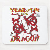 Jaar van de draak muismat (Voorkant)
