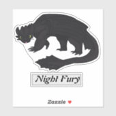 Jaar van de Draak: Night Fury Sticker (Vel)
