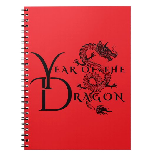 Jaar van de draak notitieboek (Voorkant)