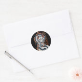 Jaar van de Draak Ronde Sticker (Envelop)