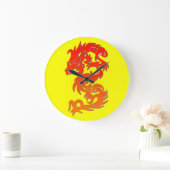 Jaar van de Draak Ronde Wandklok (Huis)