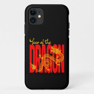 Jaar van de Draak Rood Goud Case-Mate iPhone Case