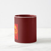 Jaar van de Draak Rood Goud Mok (Midden)