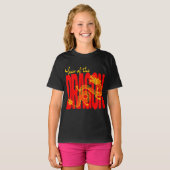 Jaar van de Draak Rood Goud T-shirt (Voorkant volledig)
