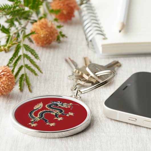 Jaar van de Draak Sleutelhanger (Zijkant)