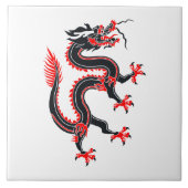 Jaar van de draak tegeltje (Voorkant)