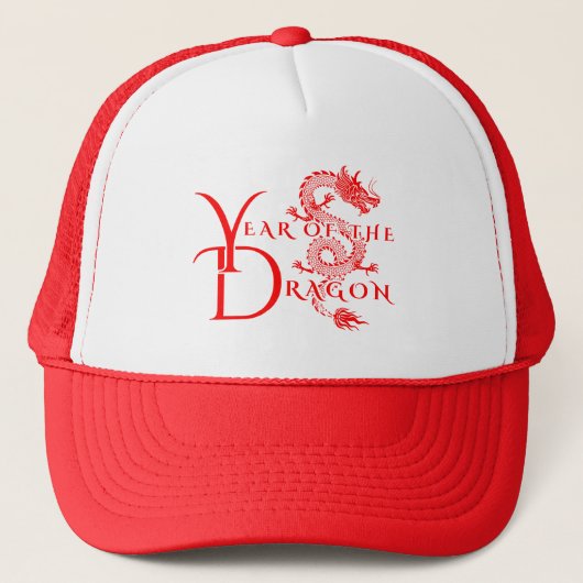 Jaar van de draak trucker pet (Voorkant)